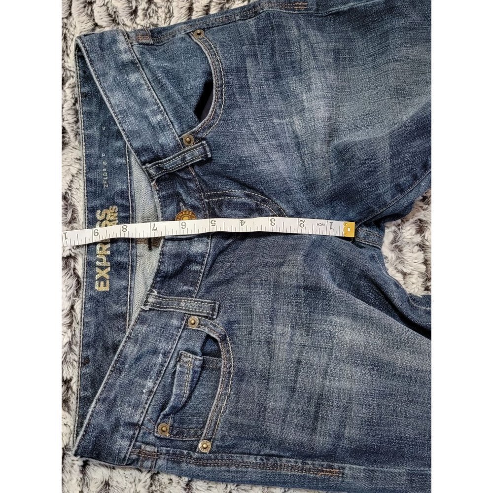 Express Zelda Barely Boot Jeans Sz 0r - image 6